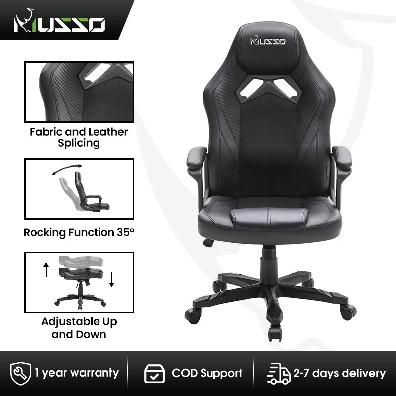 55% OFF MUSSO Blazer Series 159A Gaming Chair Racing Style Adjustable Ergonomic Gaming Chair