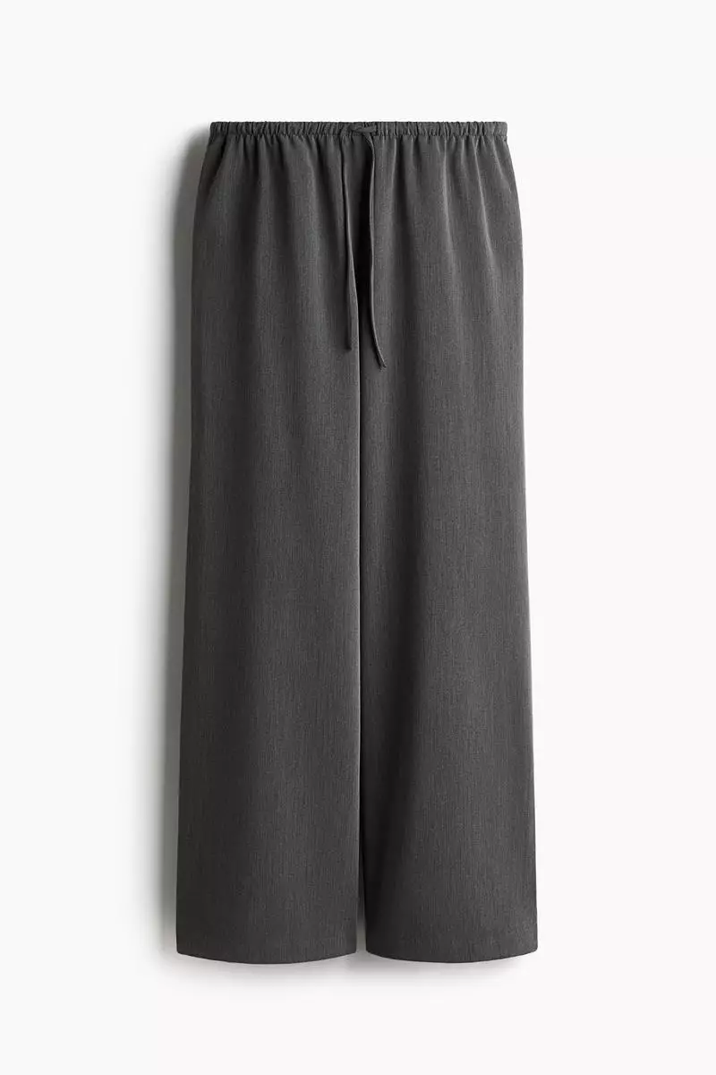 65% OFF Twill drawstring trousers