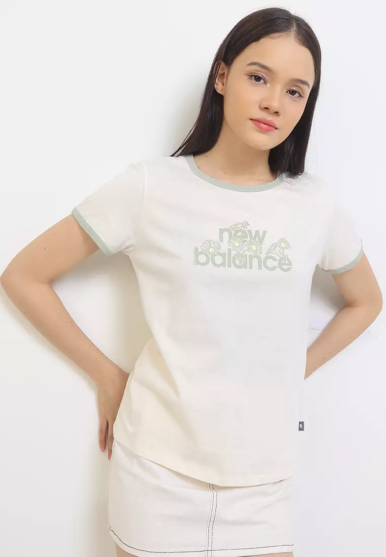 10% OFF New Balance Flower Ringer T-Shirt