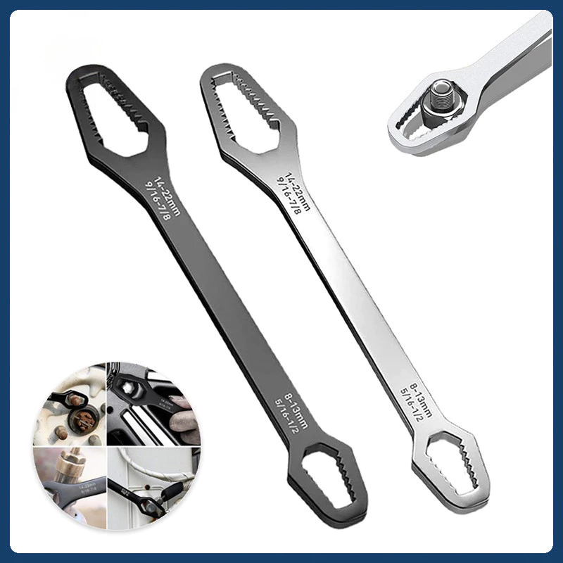 24% OFF Multifunctional Torx Wrench 9inch 8-22mm Double Head Wrench Self-Tightening Wrench