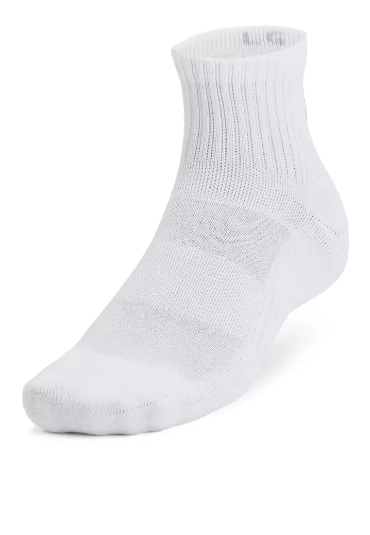 6% OFF Under Armour Cotton 3-Pack Quarter Socks