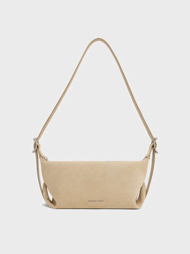 20% OFF Larsen Buckle-Strap Shoulder Bag - Nutmeg Beige