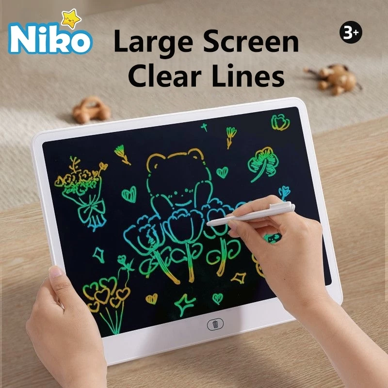 58% OFF NIKO LCD Writing Tablet For Kids Colorful Writing Board Digital Drawing Pad