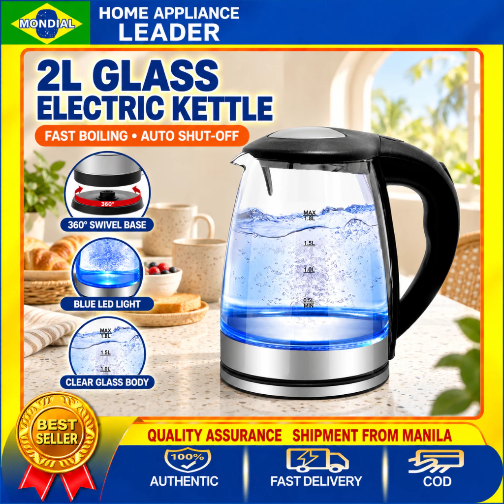 57% OFF Electric Kettle 2L 1500W High Power Fast Heating Home Anti Scalding Heat Lnsulation Electric Kettle