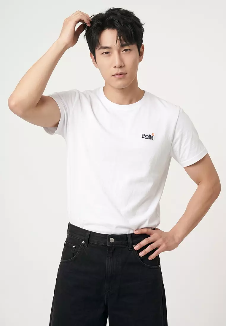 19% OFF Superdry Essential Contrast Embroidery Tee