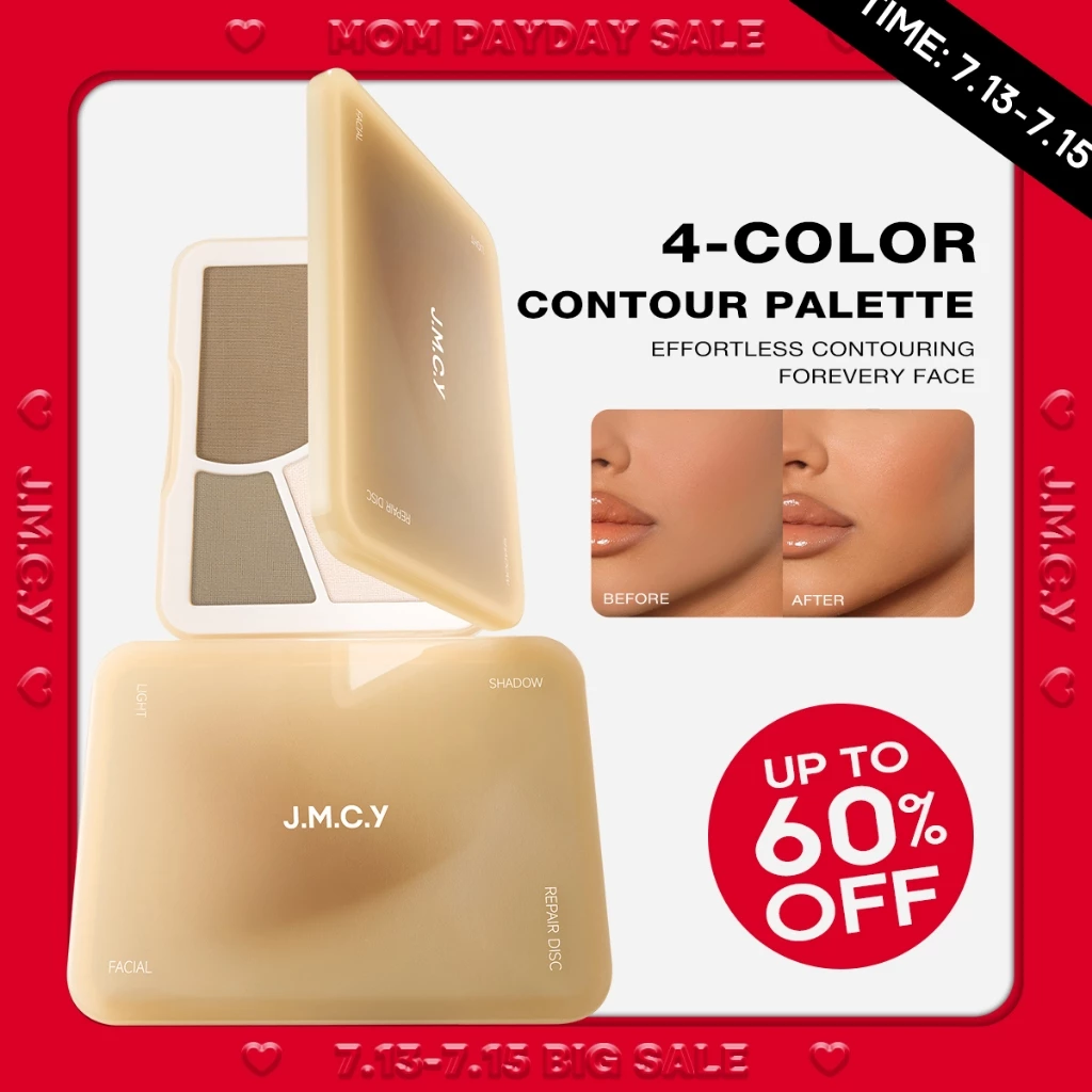 50% OFF Live【Sculpt & Glow Kit】JMCY 3-in-1 Contour Palette Effortless Sculpting for a Naturally Defined Look Blendable Buildable Beginner