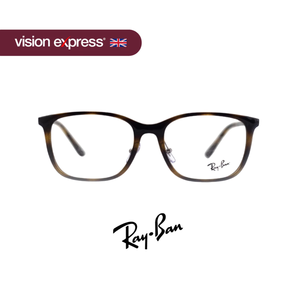 48% OFF Ray-Ban Havana Square Eyeglasses RB7168D201255