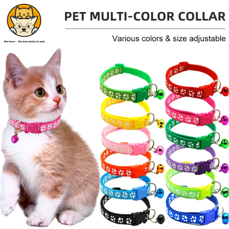 77% OFF Pet Collar Buckle Bell Accessories Pets Cat Dog Adjustable Collars Safety Neck Strap