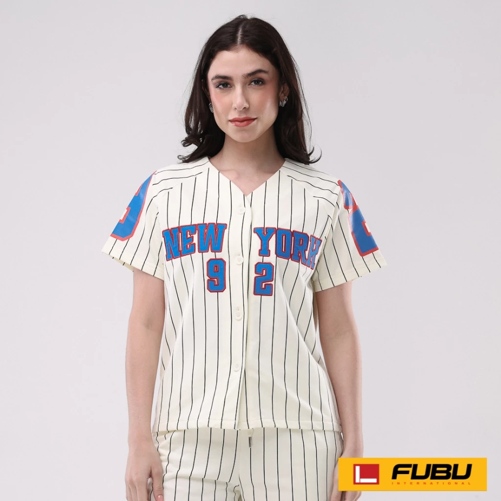 38% OFF Fubu Girls Baseball Jersey Top QGT32-0013 [Blouse for women]