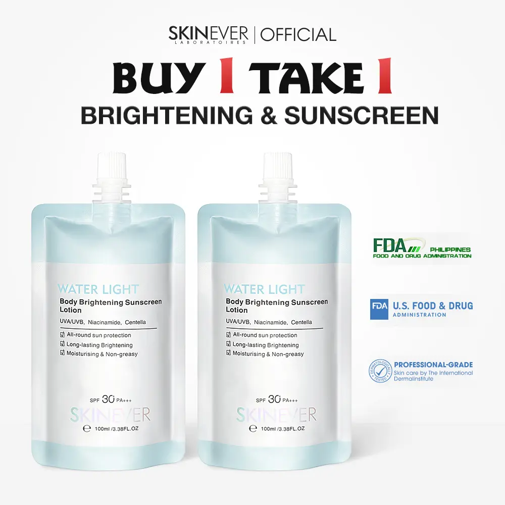 54% OFF Buy 1 Take 1 | SKINEVER Niacinamide Body Sunscreen Lotion Centella Water Brightening Protect Against UV Rays