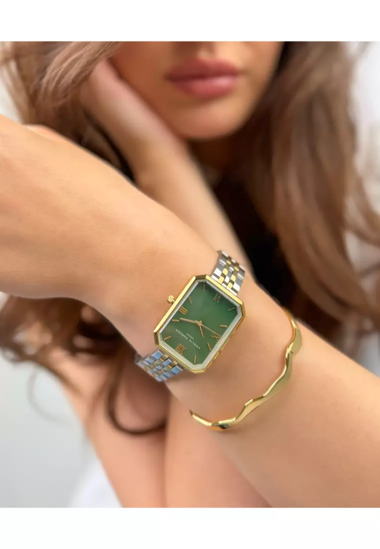 40% OFF Elegant Amelia Parker Women's Watch with Stainless Steel Watch Bracelet