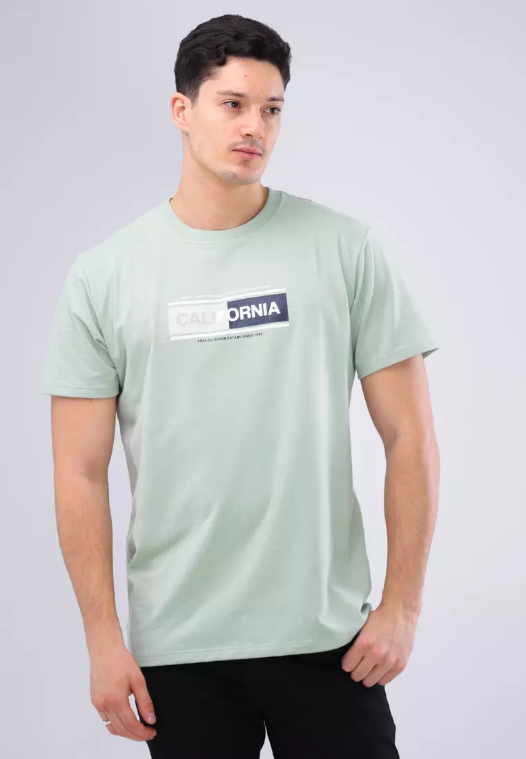 64% OFF Freego Mens Round Neck Tshirt
