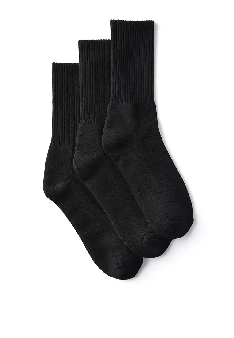 60% OFF 3 Pack Essential Socks