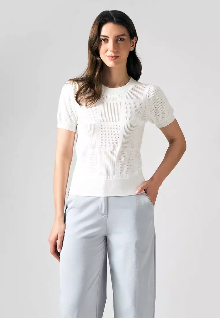 10% OFF MEMO Textured T-Shirt