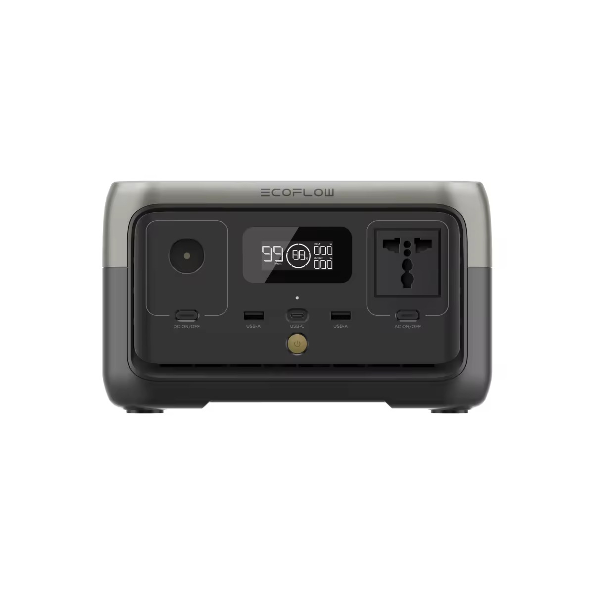 EcoFlow 240Wh River 2 Portable Power Station Solar Generator with LiFeP04 Quick Charge in 1 Hour Up to 600 W Power for Emergency Power Camping Motor Homes Home