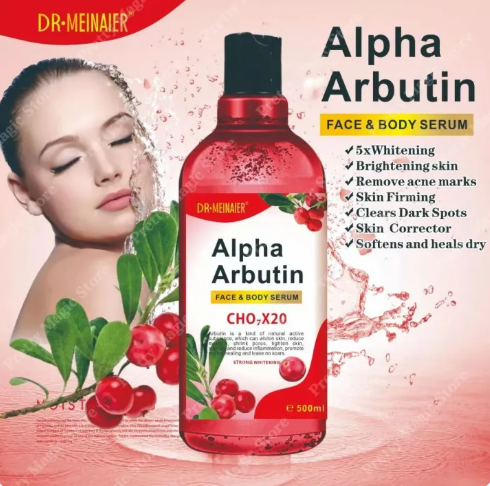 71% OFF BUY 1 TAKE 1 Alpha Arbutin Body Serum 500ml For Skin Whitening Skin Care Essence Moisturizer Dark Spot Whitening Face & Body Serum Whitening Niacinamide To Improve Dull Skin