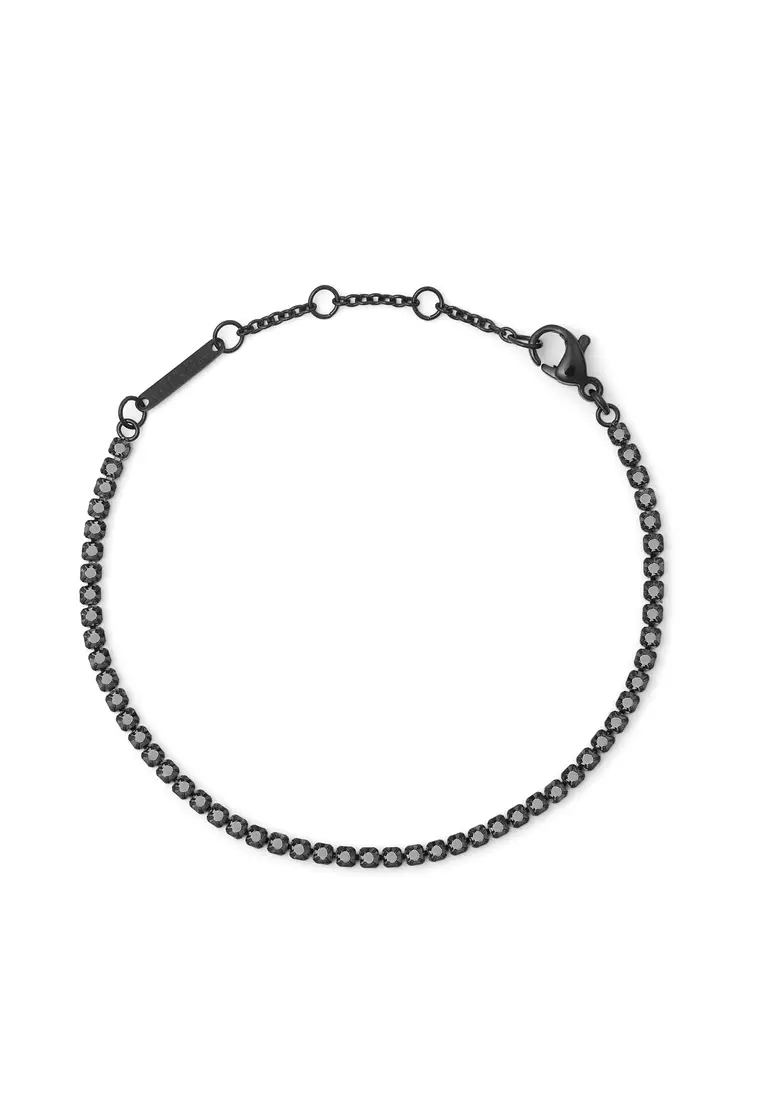 50% OFF Classic Tennis Bracelet Black - Unisex Bracelet for women and men stainless steel bracelet DW Official Authentic Original
