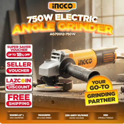 51% OFF INGCO Electric Angle Grinder M10 4-Inch AG70012 750W SUPER SELECT / Diamond Cutting Disc DMD0110023 IPT