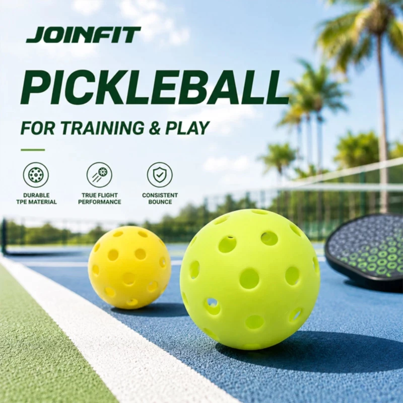 81% OFF 4/6/12pcs 40 Holes Pickleball Balls/Pickle Ball For Outdoor Courts/Training Pickleball Ball