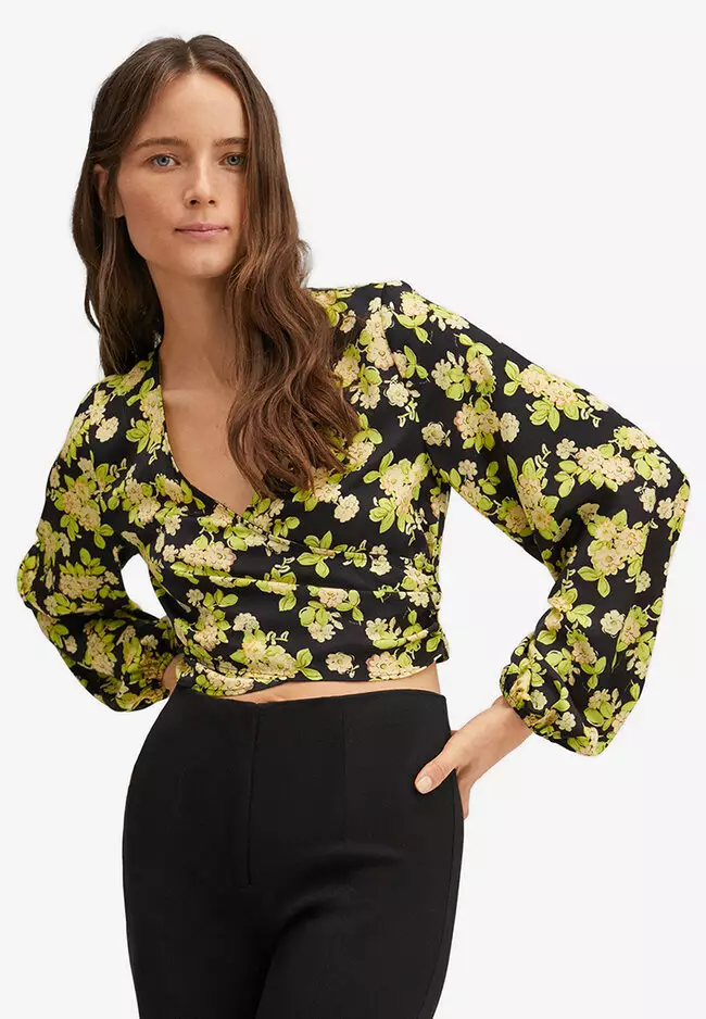 57% OFF Mango Floral Print Blouse