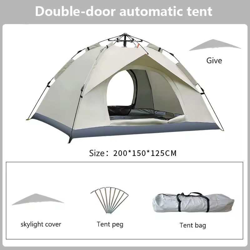 43% OFF Flashfish Camping Tent 2/4/6 Waterproof Tent Outdoor Camping automatic Double Layer Automatic Tent