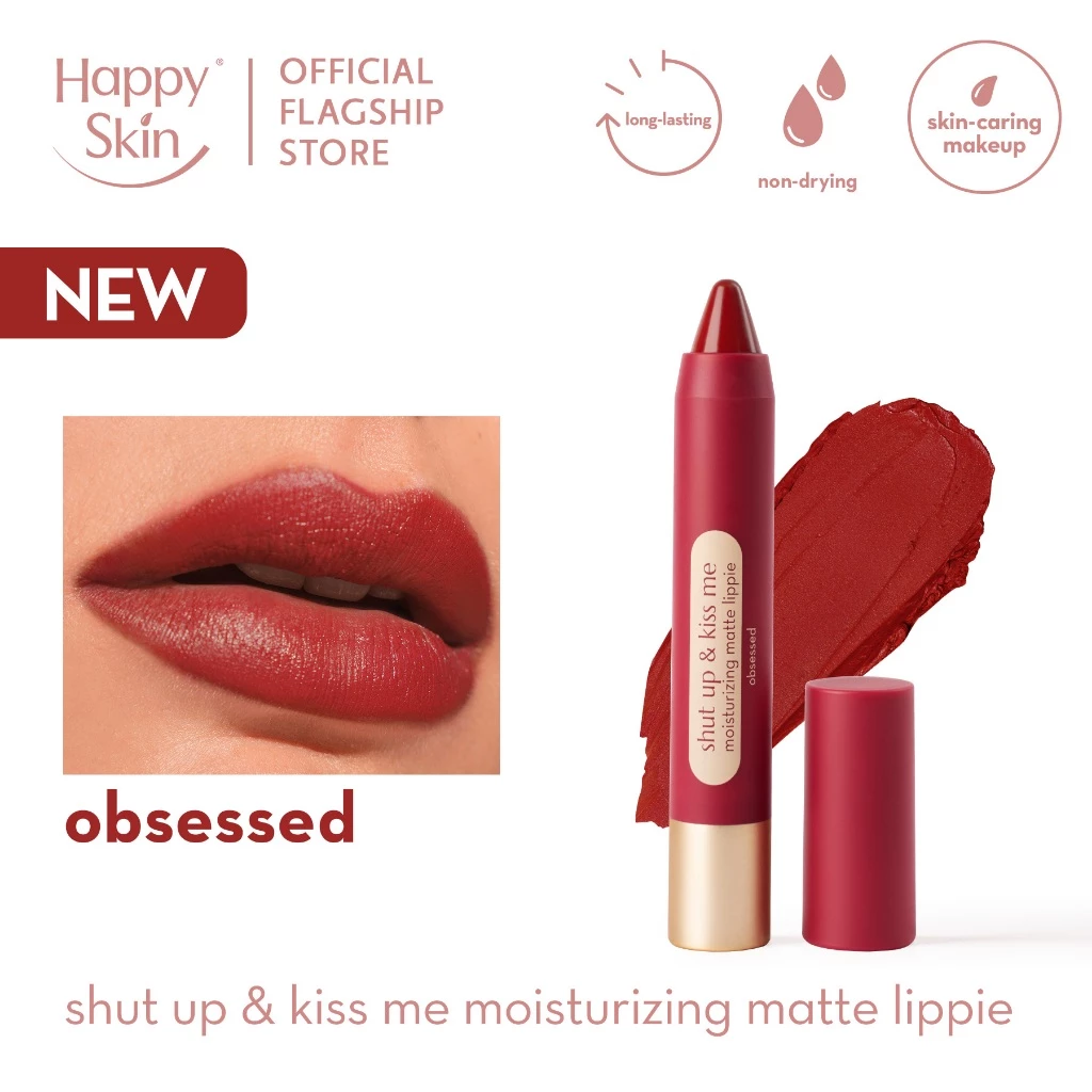 39% OFF Happy Skin Shut Up and Kiss Me Moisturizing Matte Lippie