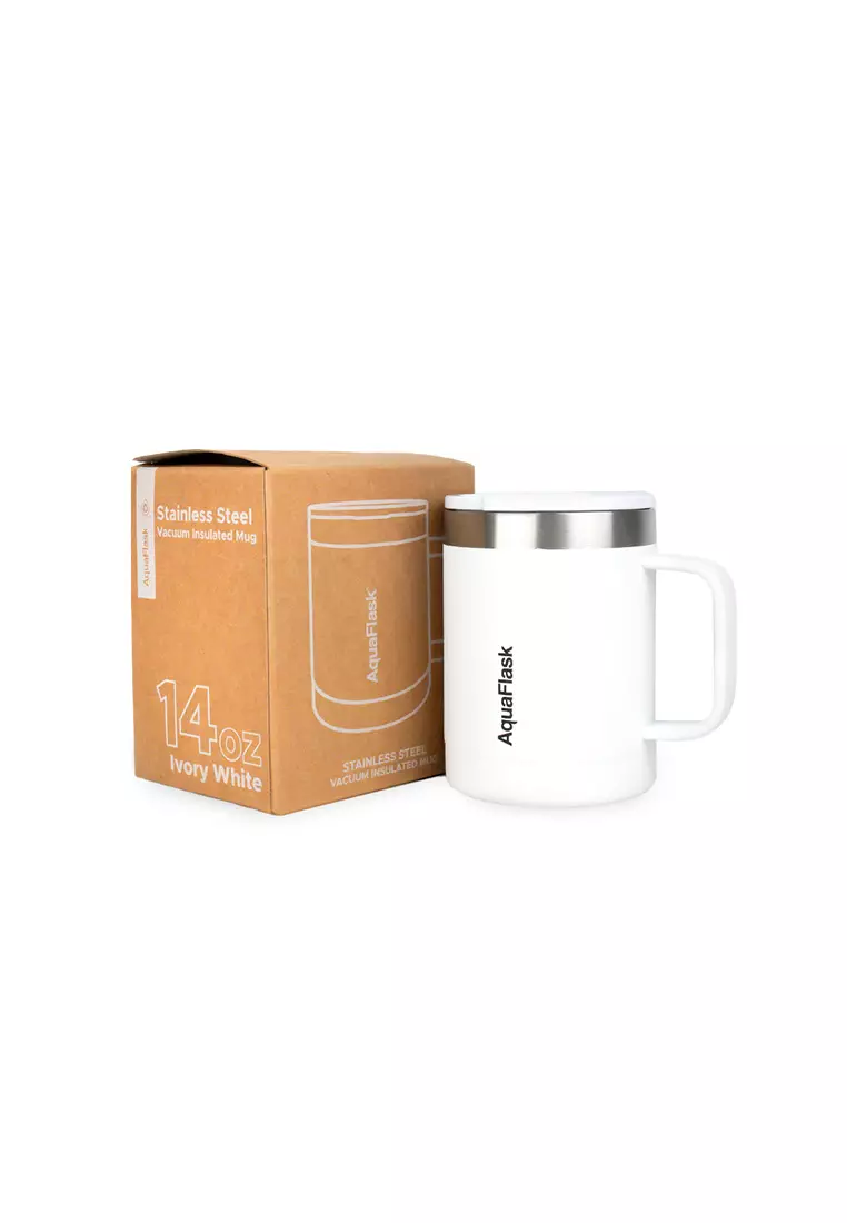 60% OFF 14oz Mug Ivory White