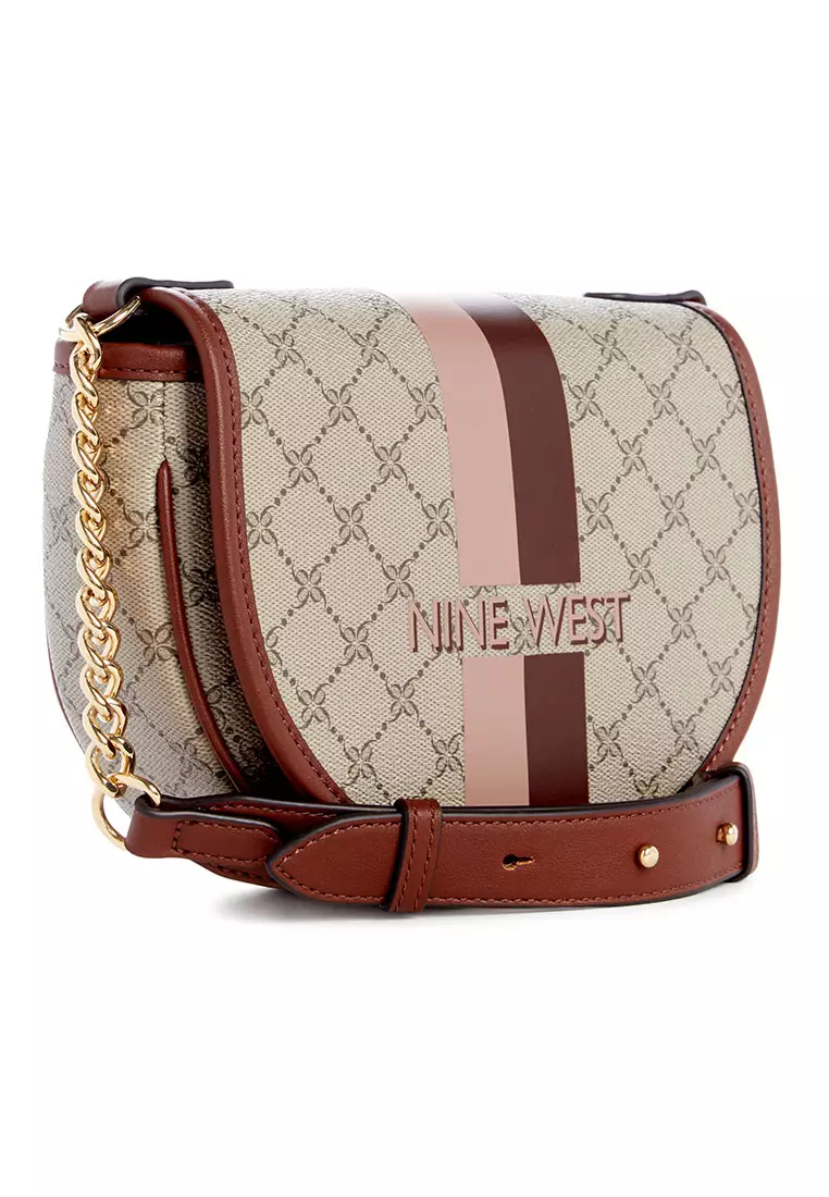 61% OFF Delaine Crossbody Saddle Bag Beige