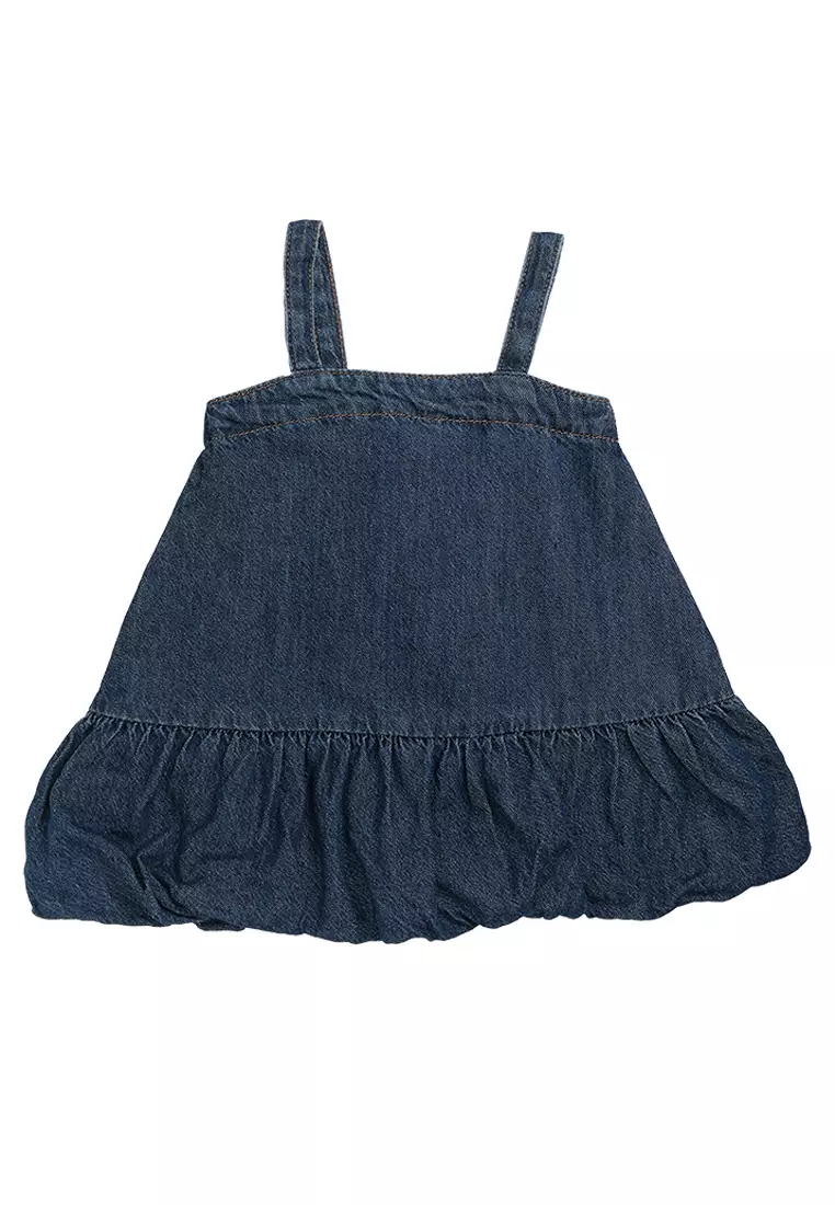 65% OFF Denim Bubble Dress