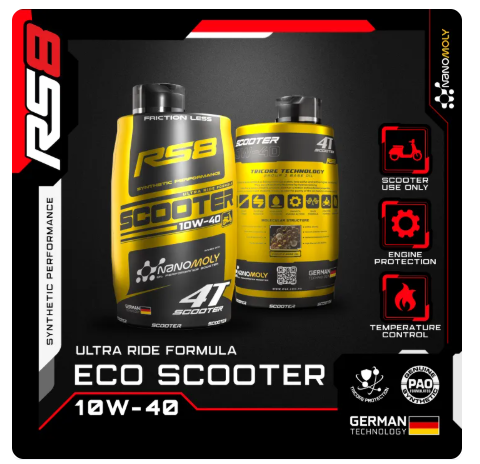 59% OFF RS8 SCOOTER SL 10W-40 SYNTHETIC (1 LITER / 800 ML)