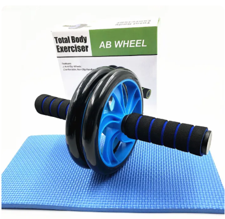 40% OFF AB Wheel Roller Abdominal Exercise Home Fitness Equipment Abdominal Two And Three-Ab Roller Abdomen Thin Belly Mute