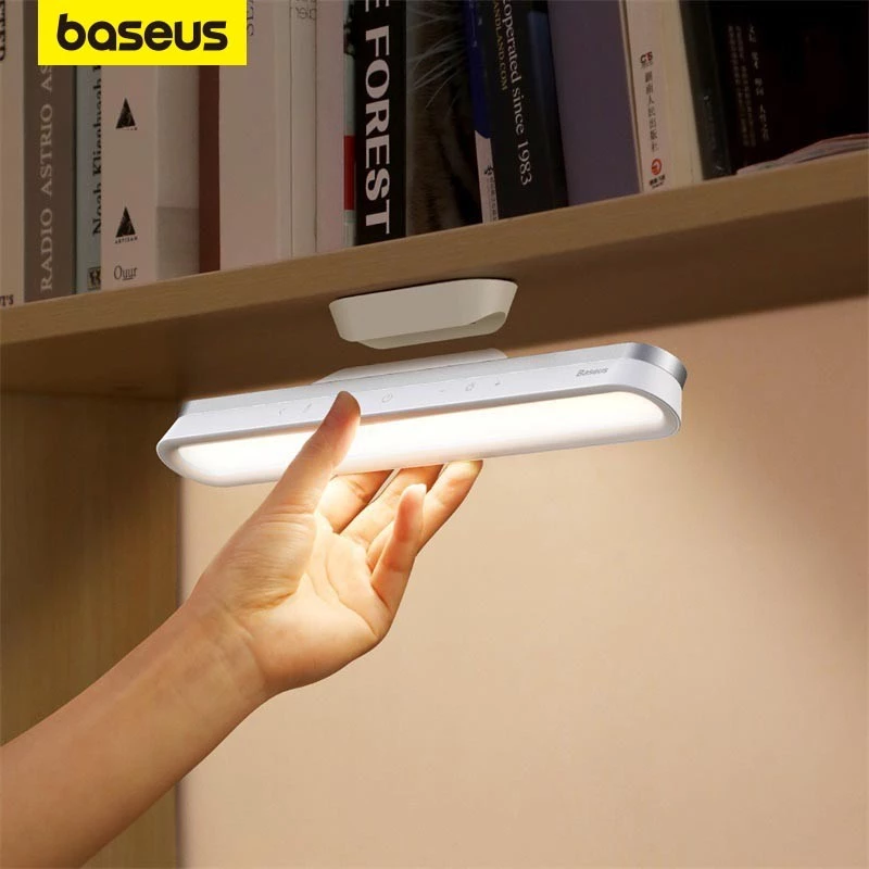 56% OFF【24-Month Warranty】Baseus Hanging Magnetic LED Table Lamp Chargeable Stepless Dimming Desk Lamp Cabinet Light Night Light
