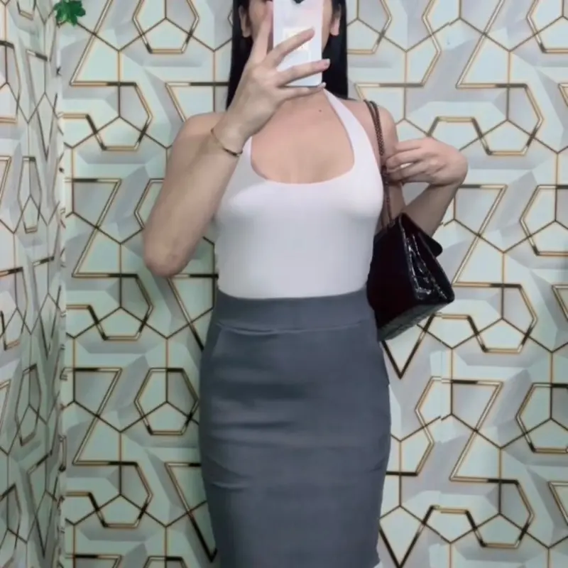 15% OFF JK- KATRINE PENCIL CUT SKIRT For DepEd Uniform with 2 sided pockets Stretchable/Thick best for  OFFICE UNIFORM also,..Regular Size