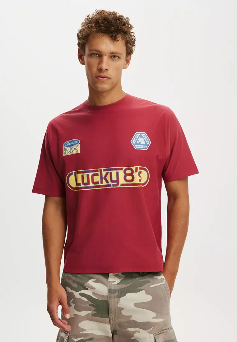 70% OFF Cropped Fit Graphic T-Shirt