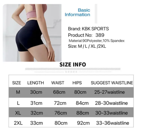 71% OFF High Waist Compression shorts Workout Sports Running Yoga Gym For Women