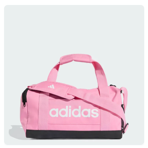 30% OFF adidas Lifestyle Linear Duffel Bag Extra Small Unisex Pink KE5702