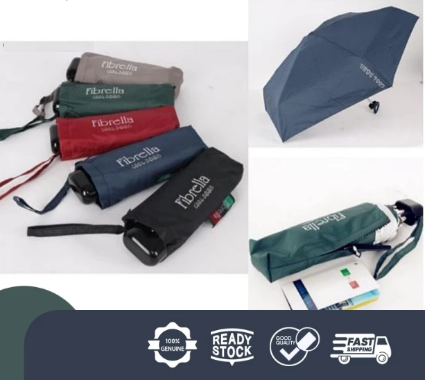 58% OFF FIBRELLA UV Protection Pocket Size 5folds Manual Umbrella
