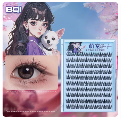 44% OFF 【local Stock】KUESICR [GIFT Tweezer] BQI Glue-Free 100-120 Cluster False Eyelashes 10-12mm C Curl Self-Adhesive Softer Lashes Natural False Eyelashes Long-lasting Curling Lazy Single Cluster Eyelashes Reusable Eye Makeup
