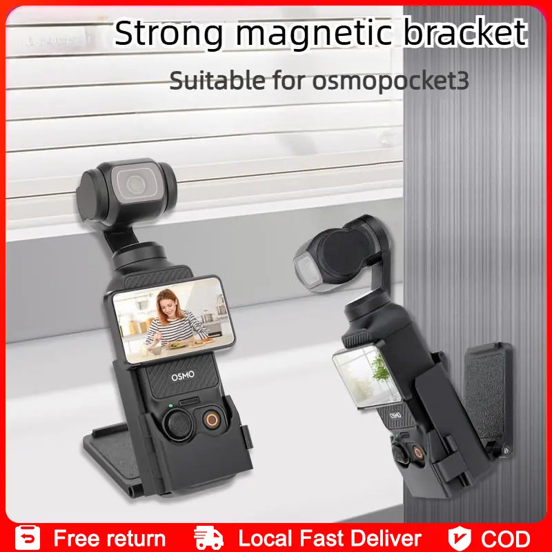 55% OFF Magnetic Bracket for DJI OSMO Pocket 3 Adjustable Holder Base Quick Installation V Log Tabletop