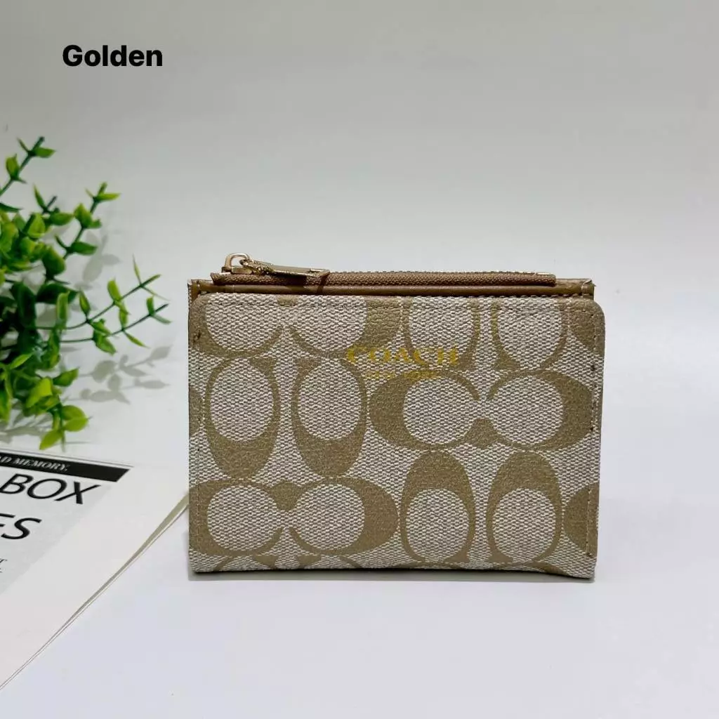 73% OFF Hello Anna! New bifold mini wallet leather zipper ladie women’ lady' men's fashion smal short wallet