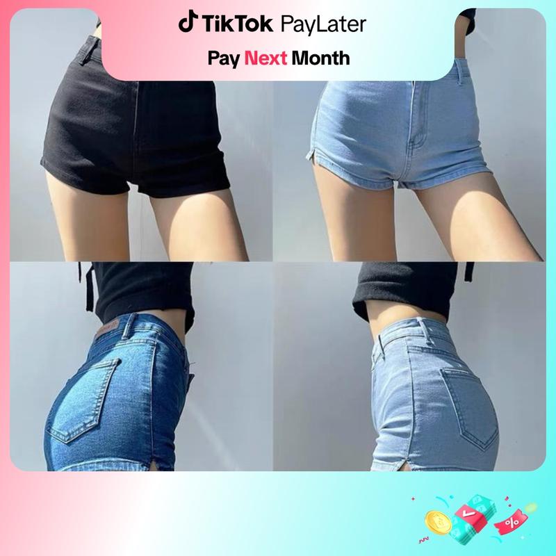 31% OFF [VICKY JEANS]6 colors high waist sexy women's shorts