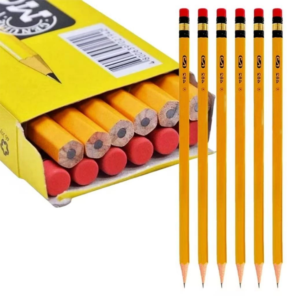 66% OFF Mongol No. 2 Pencils (Medium) – 12 / 24 / 36pcs per 3-Box Set with Soft Eraser for School Use