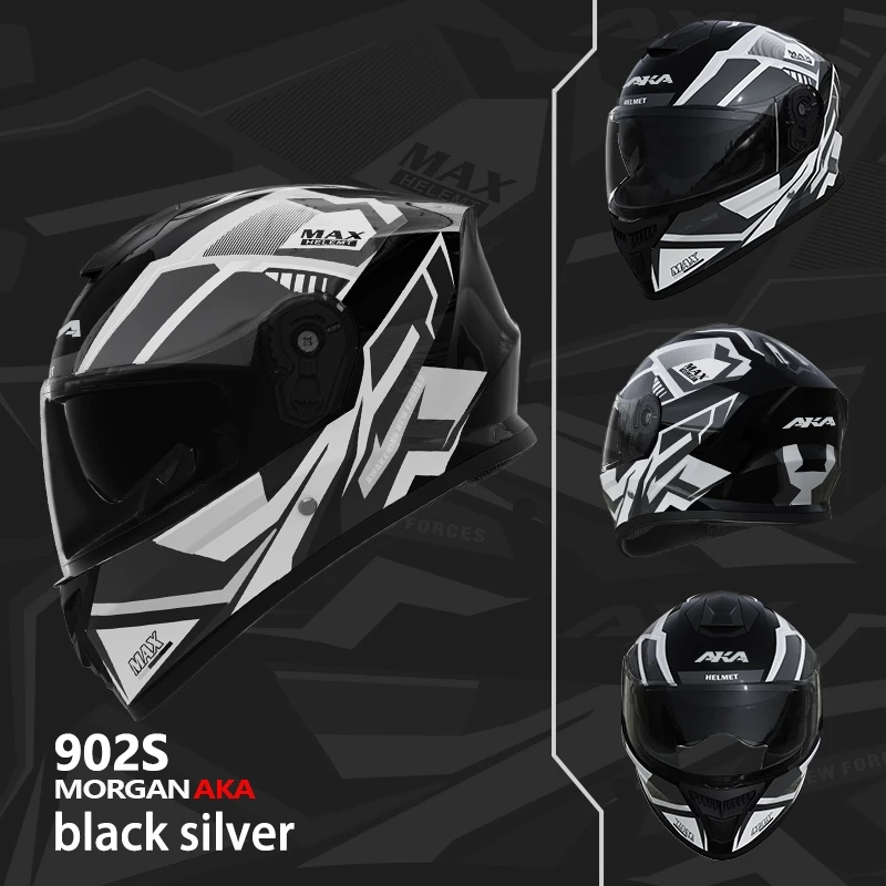 17% OFF AKA902 motorcycle full face helmet HD dual mirror