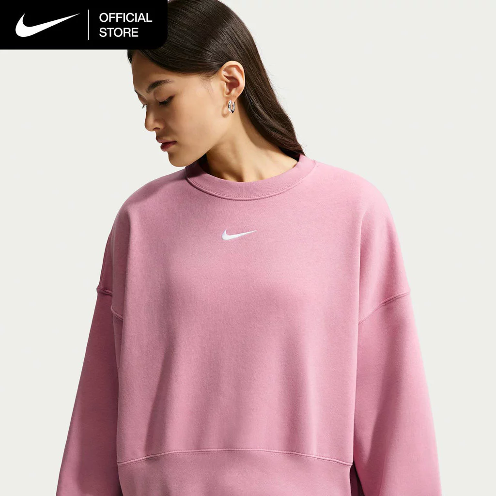 18% OFF Nike Women's Sportswear Collection Essentials Fleece Crew - Elemental Pink [DJ7666-699]