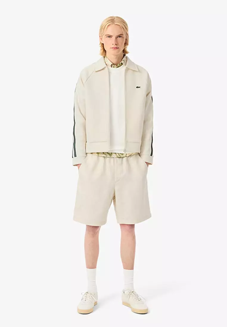 40% OFF Lacoste Regular Fit Wool Blend Shorts