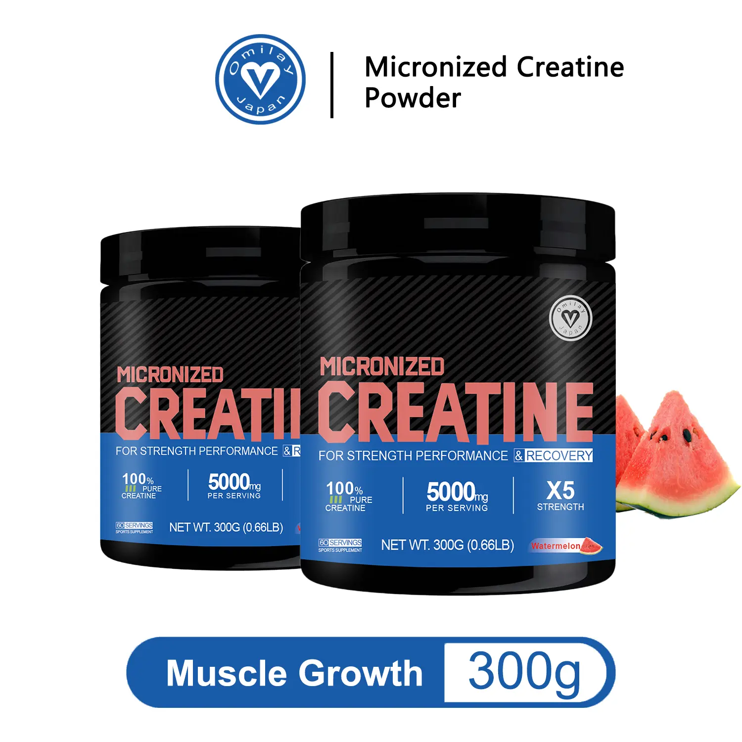 67% OFF Omilay Creatine Monohydrate Energy Powder Pre Workout Drink Watermelon 300g