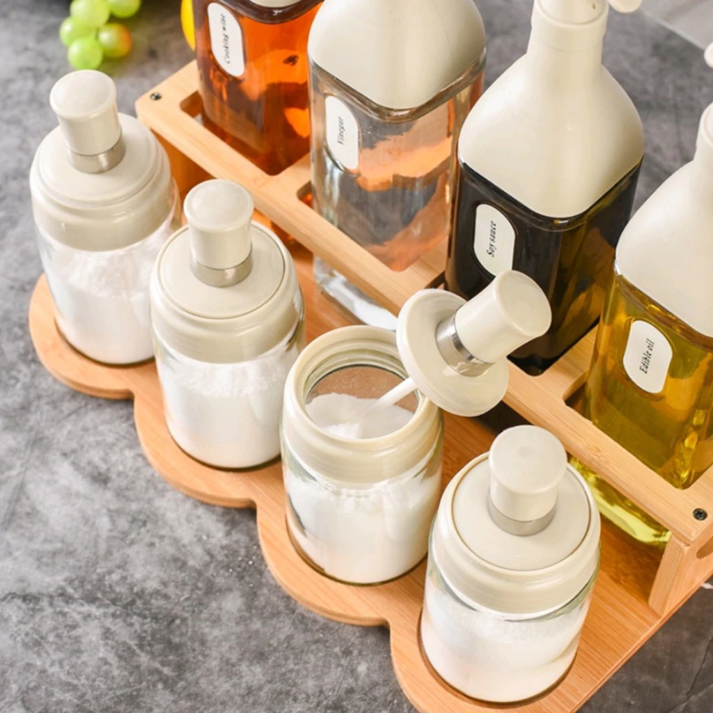 61% OFF Thickening Glass Seasoning Bottle Kitchen Seasoning Pot Spice Bottle Seasoning Jars
