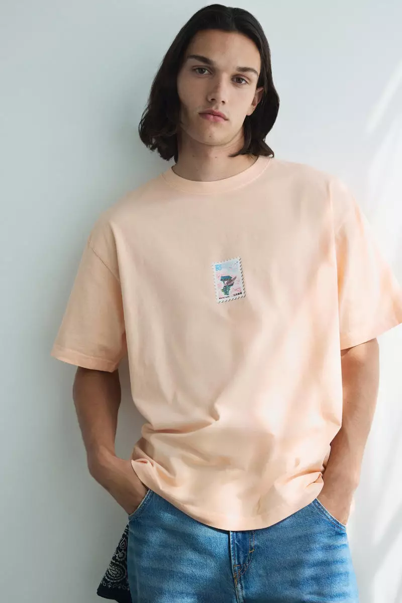 38% OFF H&M Loose Fit Printed T-shirt