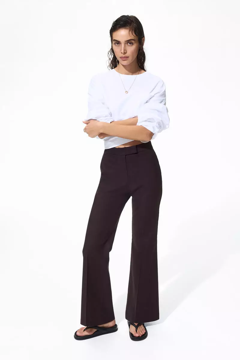 68% OFF Linen-blend tailored trousers