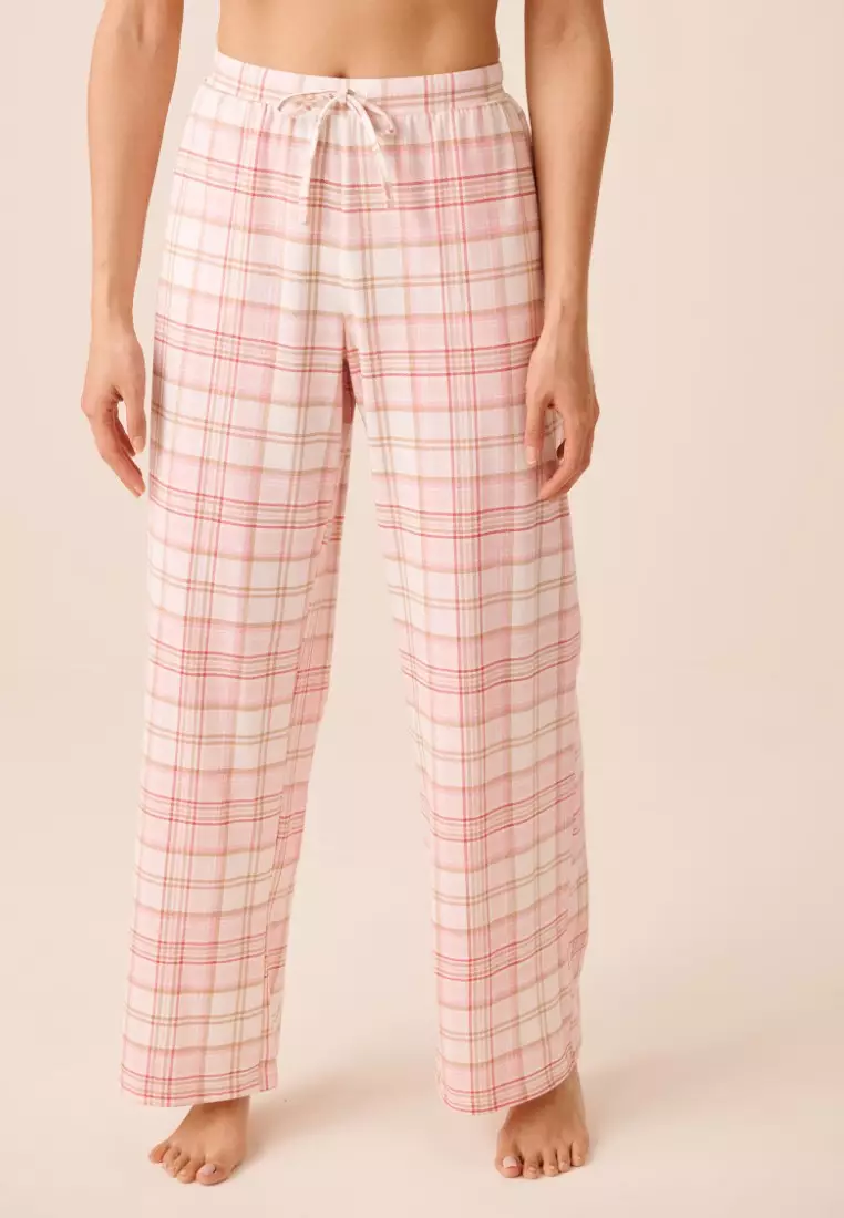 50% OFF La Vie En Rose Highland Cow Print Cotton Pajama Pants